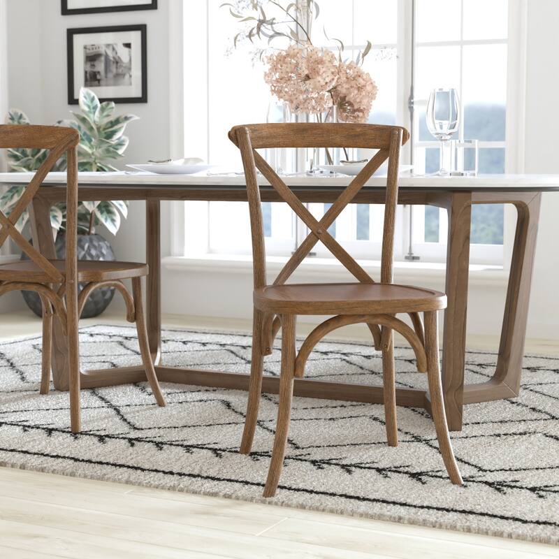 Advantage X-Back Chair - Dark Natural