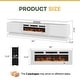 preview thumbnail 90 of 97, 70"/80" Modern Fireplace TV Stand with 36" Electric Fireplace