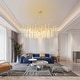 preview thumbnail 22 of 24, Modern Tree Branch Chandelier Gold,Crystal Chandelier for Dining Room