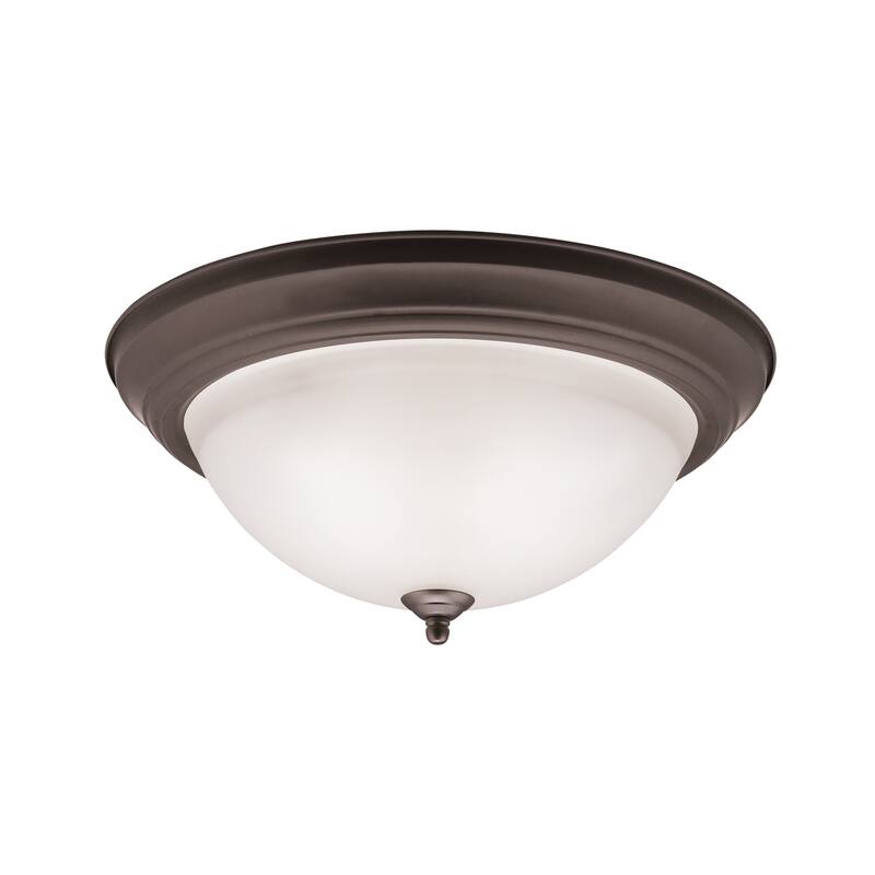 Kichler 3 Light 15" Wide Flush Mount Bowl Ceiling Fixture