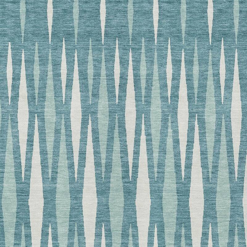 HomeRoots Geometric Transitional Rectangle Outdoor Rug