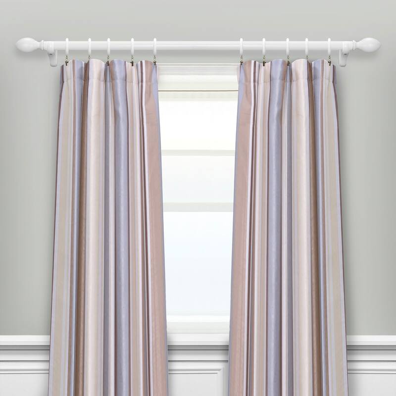 Mix and Match 1-3/8 in. dia. Wood Single Smooth Curtain Rod
