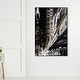 preview thumbnail 12 of 23, Oliver Gal 'Radio City Music Hall' Cities and Skylines Wall Art Framed Canvas Print United States Cities - Gold, Black