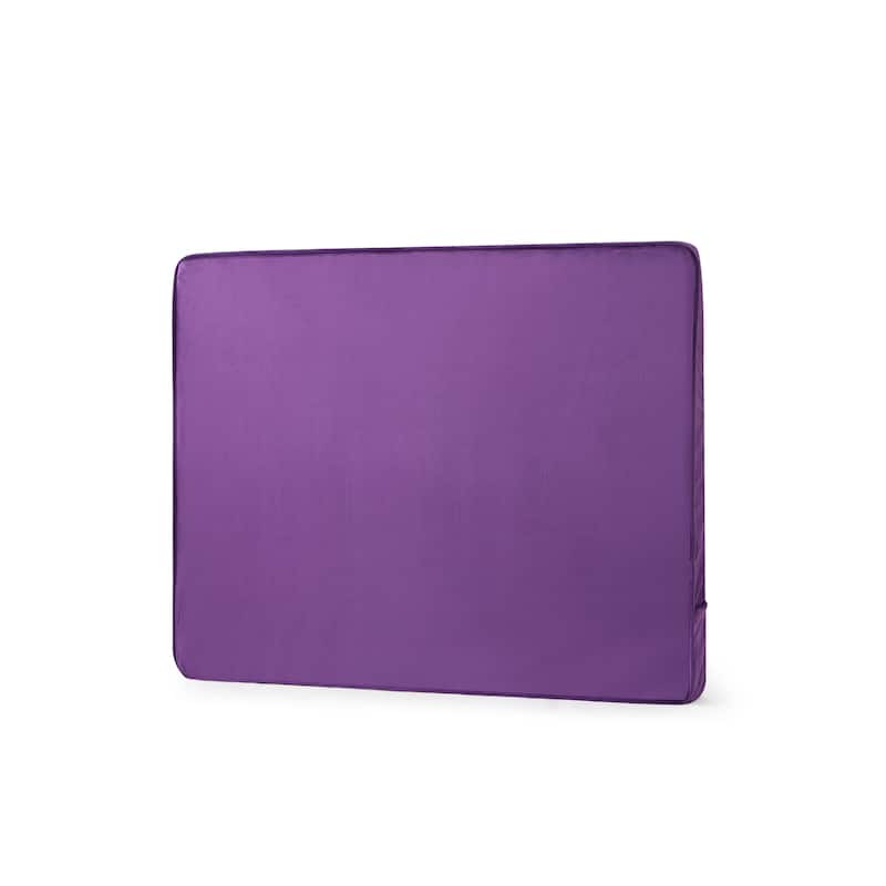 Rainha® Memory Foam Cushioned Velvet Dorm Headboard by DormCo