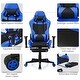 preview thumbnail 46 of 56, Costway Massage Gaming Chair Reclining Racing Office Computer Chair