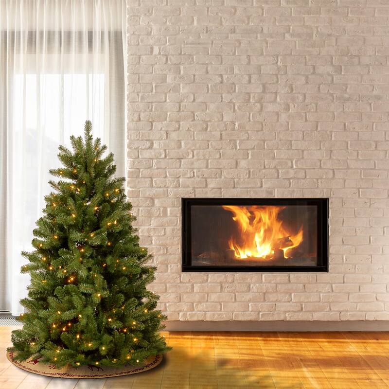 National Tree Company 5 ft. Newberry Spruce Tree with Dual Color LED Lights