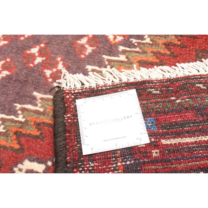 ECARPETGALLERY Hand-knotted Andelz Red Wool Rug - 4'3 x 6'4