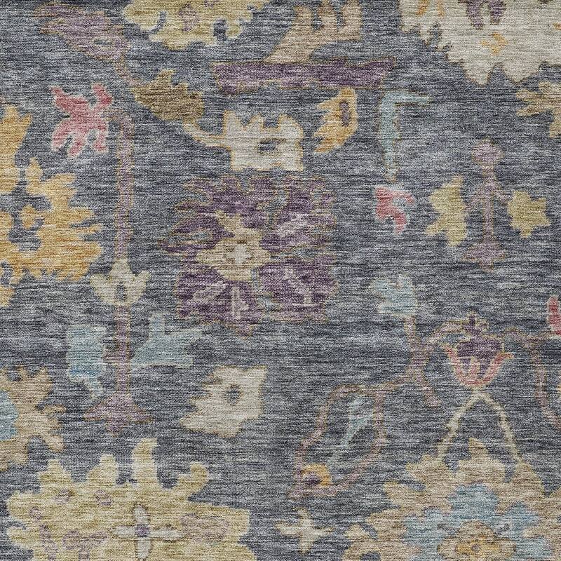 HomeRoots Floral Traditional Rectangle Outdoor Rug