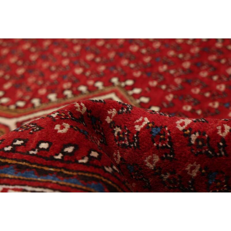 ECARPETGALLERY Hand-knotted Andelz Red Wool Rug - 3'5 x 5'1