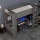 preview thumbnail 4 of 24, Wood Loft Bed Frame w/ Built-in Desk, LED & Charging Station, Gaming Loft Bed w/ Multi-Storage Shelves & Drawer for Teens Adults