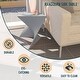 preview thumbnail 38 of 184, Randolph Indoor Side Table - Lightweight Triangular Design Accent End Table for Home Office Living Room and Bedroom, No Assembly