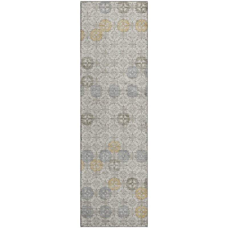 Premium Washable Super Soft Geo Mosaic Mayfield Rug