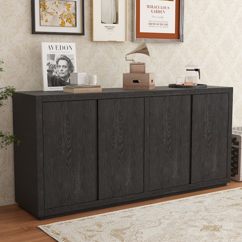 Unique Four Door Cabinet