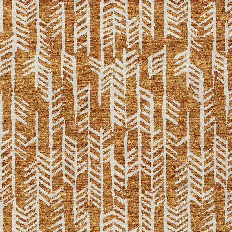 HomeRoots Tribal Transitional Rectangle Outdoor Rug