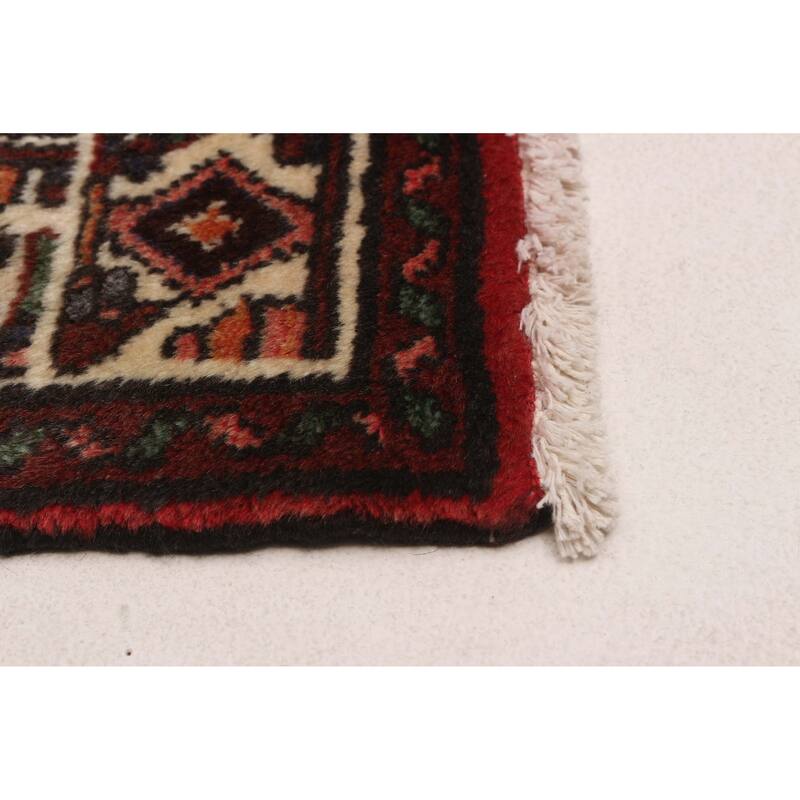 ECARPETGALLERY Hand-knotted Andelz Red Wool Rug - 3'4 x 5'2