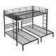 preview thumbnail 6 of 22, Full Over Twin Bunk Bed with Shelf