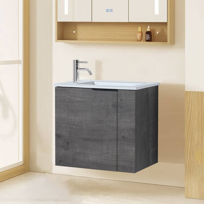 Topcraft 22-inch Wall Mount Bathroom Vanity with Sink - 22"