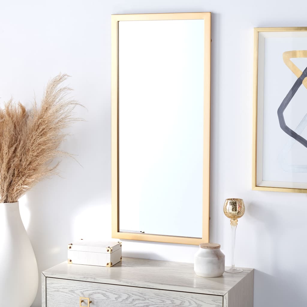 SAFAVIEH Martika 18 x 40-inch Rectangular Mirror - 18" W x 0.8" D x 39.5" H