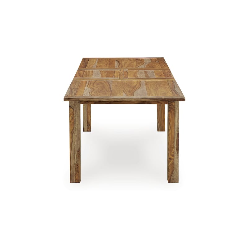 Signature Design by Ashley Dressonni Brown Dining Extension Table - 93.5" W x 35.5" D x 30" H