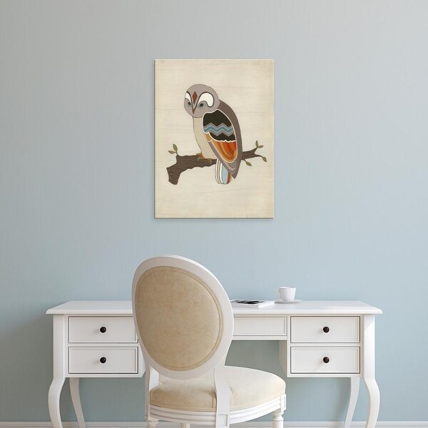 Easy Art Prints June Erica Vess's 'Chevron Owl II' Premium Canvas Art