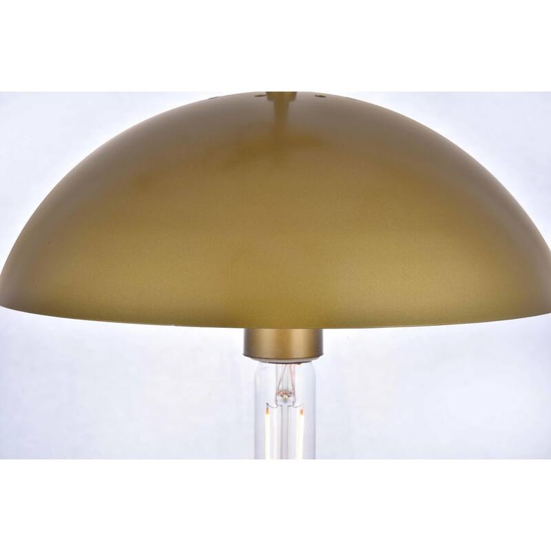 Elegant Lighting Eclipse Single Light 12" Wide Pendant with Clear