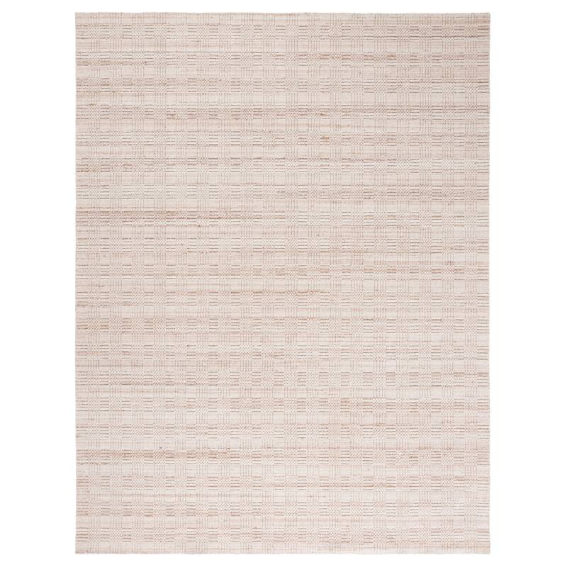 SAFAVIEH Handmade Elements Vitoria Wool Rug - 8' x 10' - Brown/Beige