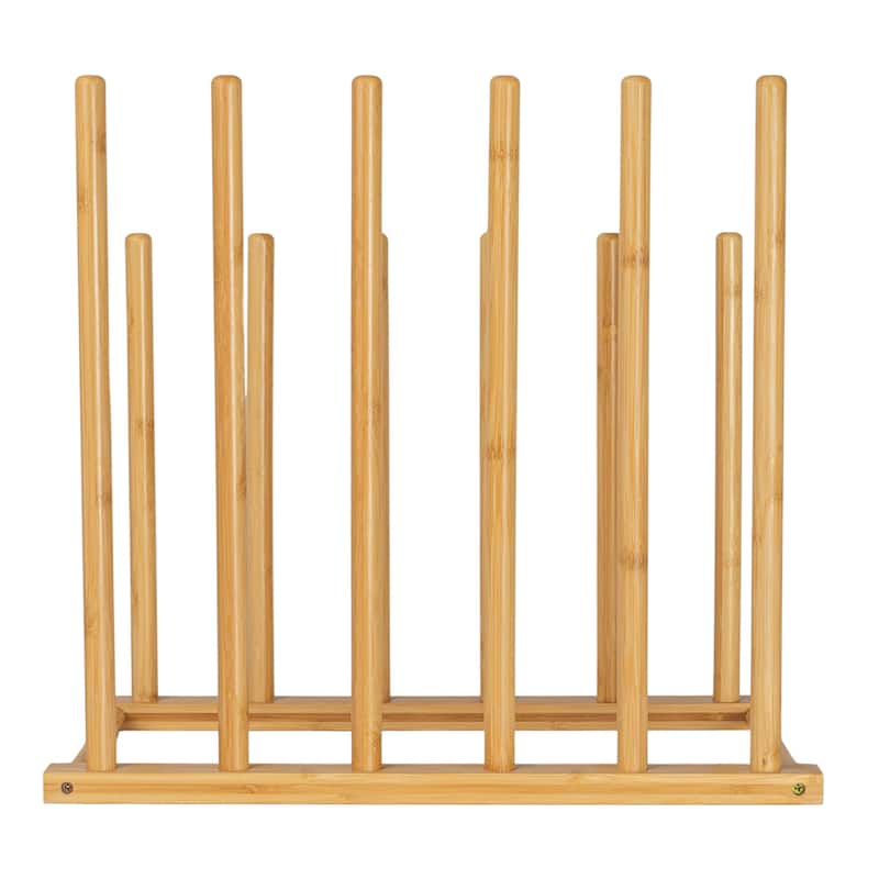 Household Essentials Bamboo and Metal 6 Pair Boot Rack - 19.5"L x 9.5"W x 18.1"H