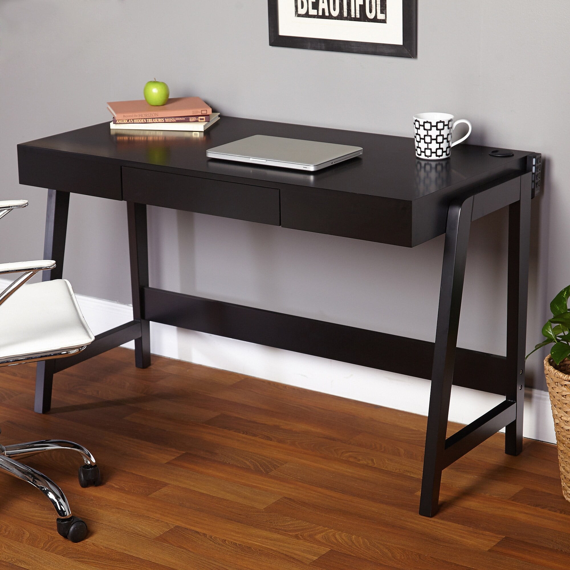 Parsons computer desk on sale with drawer