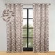 preview thumbnail 79 of 124, Superior Leaves Machine Washable Room Darkening Grommet Blackout Curtains, Set of 2 52" x 120" - Espresso