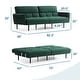 preview thumbnail 24 of 35, Lucid Comfort Collection Futon Sofa Bed with Box Tufting