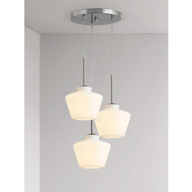 Cafe 3-Lights Designer Glass Pendant Lamp