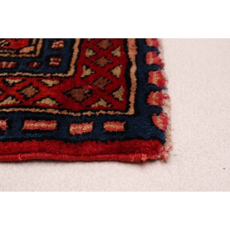ECARPETGALLERY Hand-knotted Andelz Red Wool Rug - 3'3 x 4'10