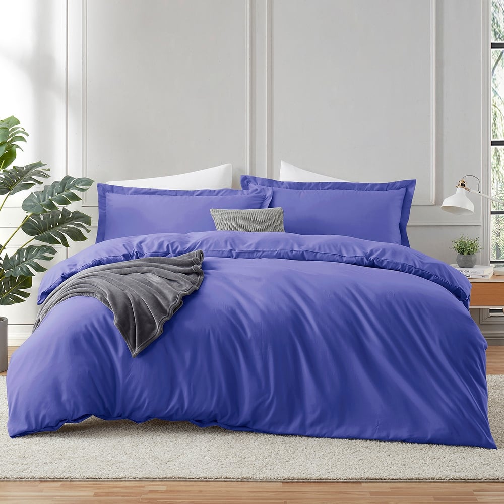 Empyrean Duvet Cover With Fitted Sheet Soft Double Brushed Bedding Set