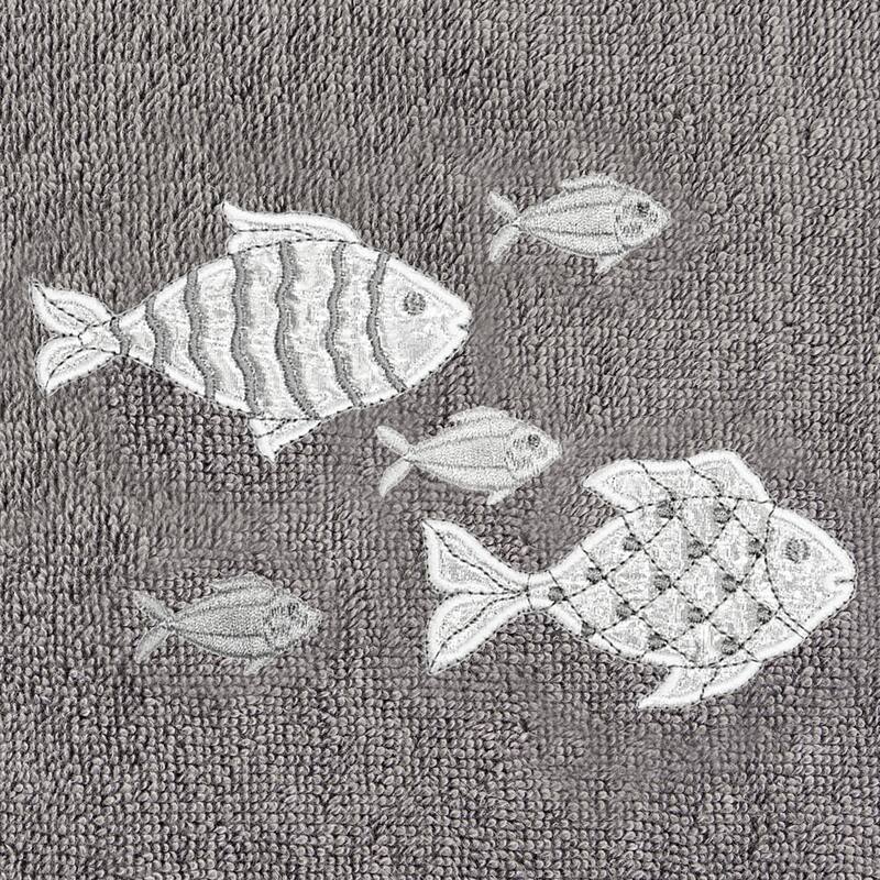 Authentic Hotel and Spa Turkish Cotton Figi 4PC Embellished Towel Set