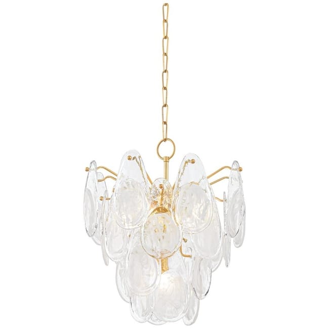 Hudson Valley Lighting Garden City 11" Tall Wall Sconce with Black - Aged Brass