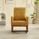 preview thumbnail 19 of 75, Upholstered Rocking Chair Nursery Chair with High Back and Side Pocket