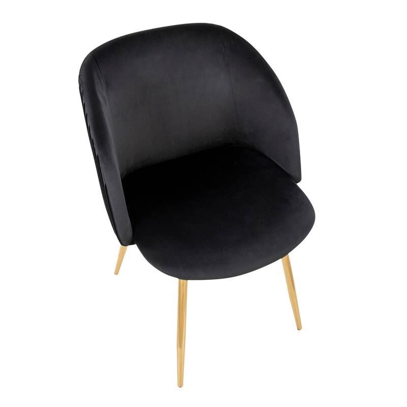 Silver Orchid Harding Pleated Chair - Set of 2