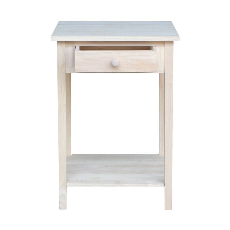 The Gray Barn Moonshine Unfinished Bedside Table
