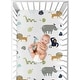 preview thumbnail 4 of 4, Sweet Jojo Designs Fitted Crib Sheet for the Mod Jungle Collection
