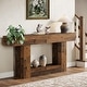preview thumbnail 33 of 47, Farmhouse 2-Tier Entryway Table for Living Room, Hallway, Foyer