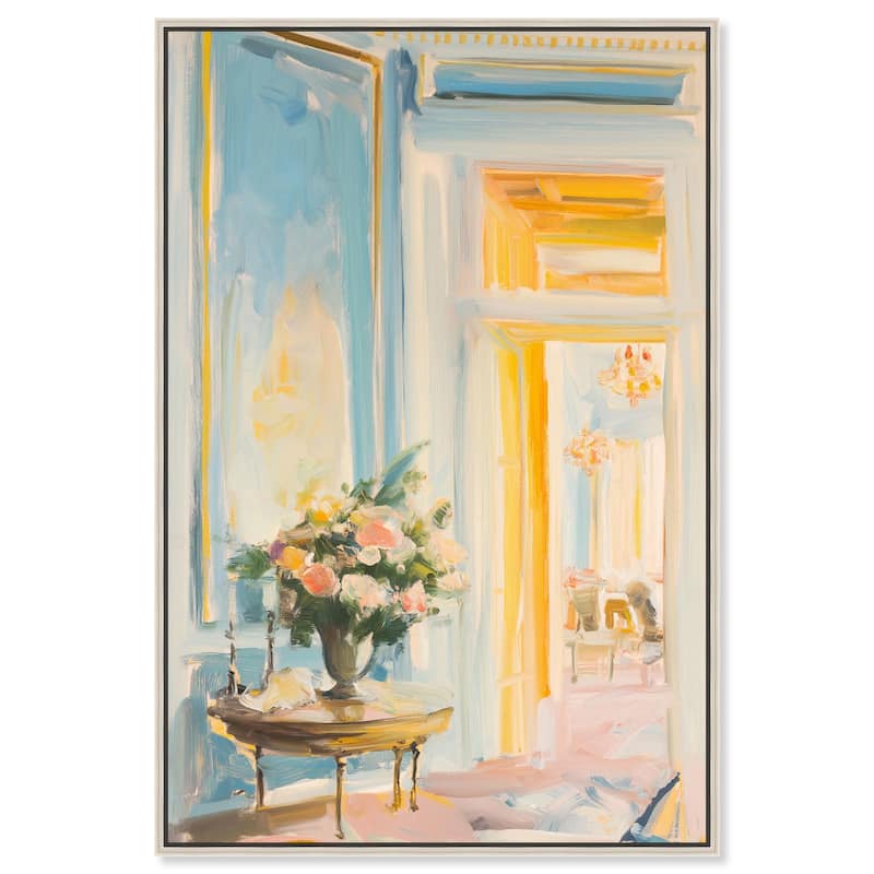 Glowing Room I Canvas by Art Remedy - Silver - 20" x 30"