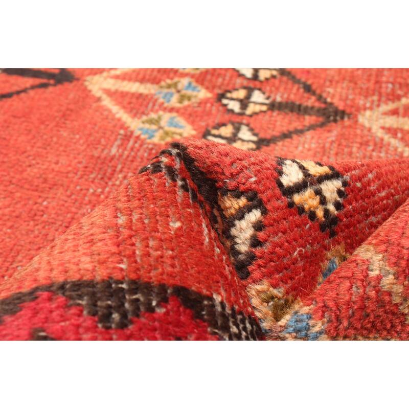 ECARPETGALLERY Hand-knotted Andelz Red Wool Rug - 3'7 x 6'5