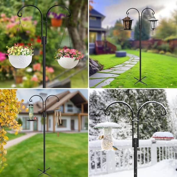 2-Pack Hanging Solar Lanterns With Bird Pattern – High-Brightness Outdoor LED Lights For Garden & Courtyard