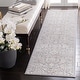 preview thumbnail 8 of 54, SAFAVIEH Reflection Gyda Modern Oriental Rug 2'3" x 10' Runner - Light Grey/Cream