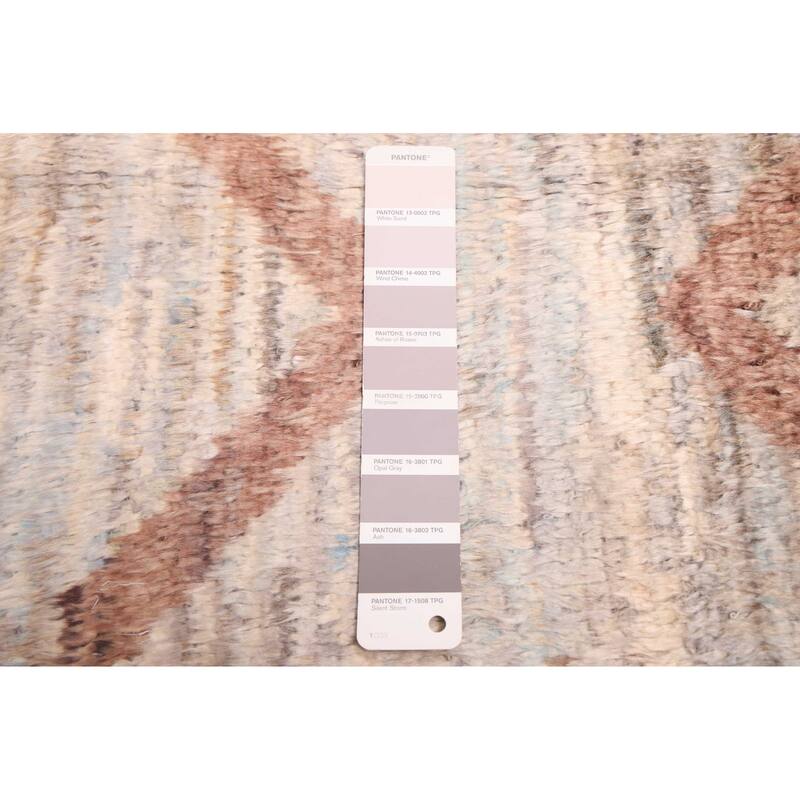 ECARPETGALLERY Hand-knotted Pak Finest Marrakesh Light Grey Wool Rug - 9'2 x 12'2