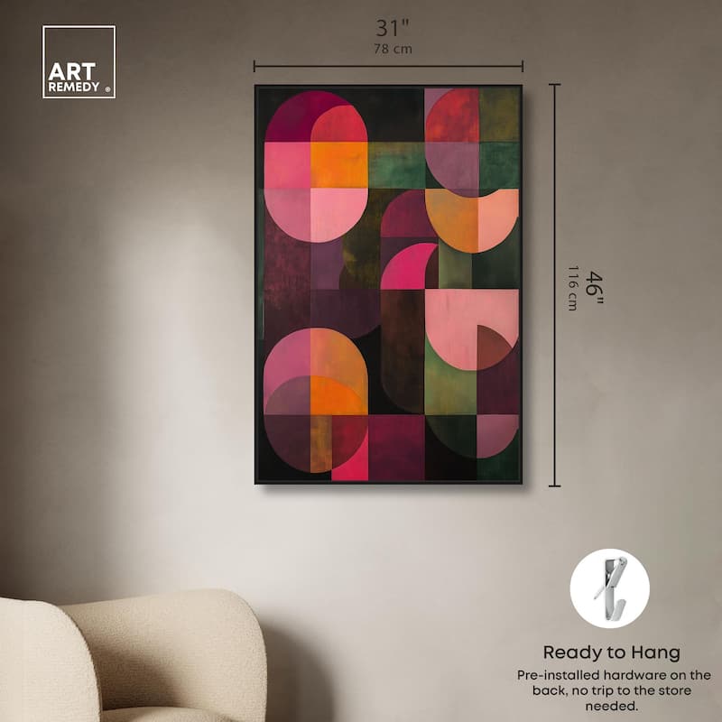 Bauhaus Romance Canvas by Art Remedy
