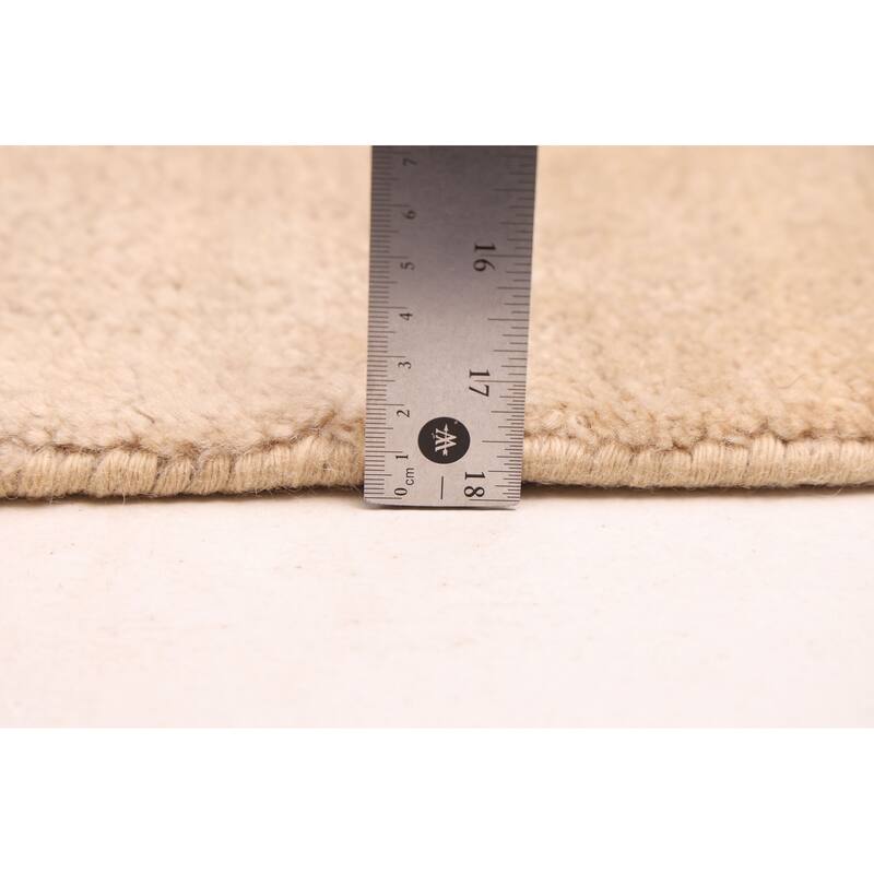 ECARPETGALLERY Hand-knotted Peshawar Ziegler Ivory Wool Rug - 5'0 x 6'10