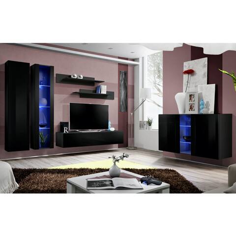 Fly SBI-A4 Wall Mounted Floating Modern Entertainment Center