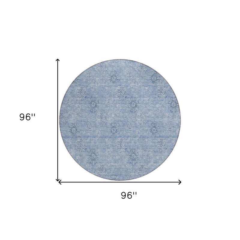 HomeRoots Floral Transitional Rectangle Outdoor Rug