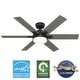 preview thumbnail 3 of 16, Hunter 52" Georgetown ENERGY STAR® Ceiling Fan w/ LED Light, Remote - Contemporary - Easy Install!